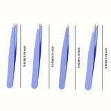 4pcs Stainless Steel Tweezers Set